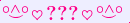 \scriptstyle\rule[2.25ex]{0.01pt}{0.01pt}\,\boldsymbol{\overset{\scriptstyle\circ\wedge\circ}{\smile}\,\heartsuit\,{\displaystyle\text{\bfseries???}}\,\heartsuit\,\overset{\scriptstyle\circ\wedge\circ}{\smile}}\ \rule[-0.25ex]{0.01pt}{0.01pt}