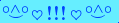 \scriptstyle\rule[2.25ex]{0.01pt}{0.01pt}\,\boldsymbol{\overset{\scriptstyle\circ\wedge\circ}{\smile}\,\heartsuit\,{\displaystyle\text{\bfseries!!!}}\,\heartsuit\,\overset{\scriptstyle\circ\wedge\circ}{\smile}}\ \rule[-0.25ex]{0.01pt}{0.01pt}