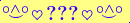\scriptstyle\rule[2.25ex]{0.01pt}{0.01pt}\,\boldsymbol{\overset{\scriptstyle\circ\wedge\circ}{\smile}\,\heartsuit\,{\displaystyle\text{\bfseries???}}\,\heartsuit\,\overset{\scriptstyle\circ\wedge\circ}{\smile}}\ \rule[-0.25ex]{0.01pt}{0.01pt}