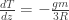 \frac{dT}{dz} = - \frac{g m}{3 R} 