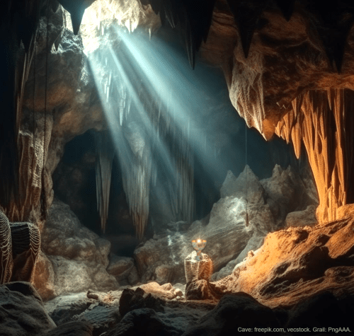 Grail in Cave